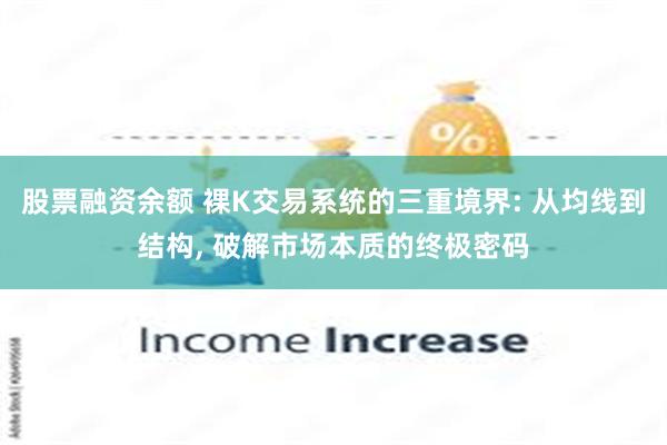 股票融资余额 裸K交易系统的三重境界: 从均线到结构, 破解市场本质的终极密码
